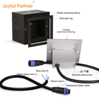 2W Osram SMD LED de luz de paso IP65 Material de aluminio de diseño moderno para pasillo