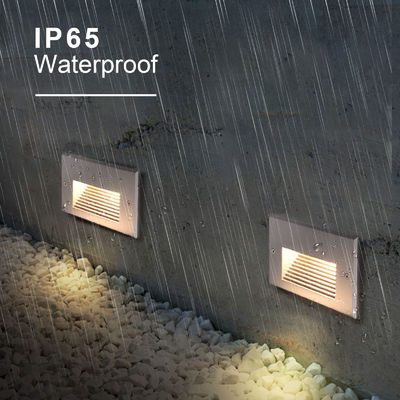 Lámpara de pared de LED de IP65 cuadrada 12V 24V Blanco cálido de LED de escalera