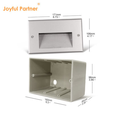Lámpara de pared de LED de IP65 cuadrada 12V 24V Blanco cálido de LED de escalera