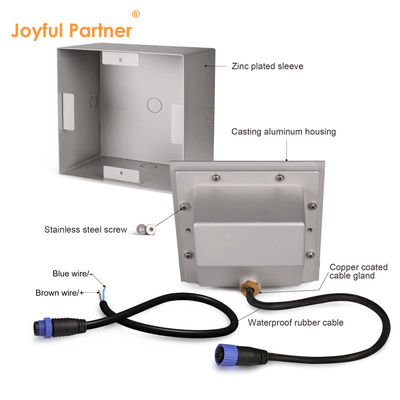 Luz de pared de bajo voltaje LED exterior IP65 resistente al agua Luz de escalera LED