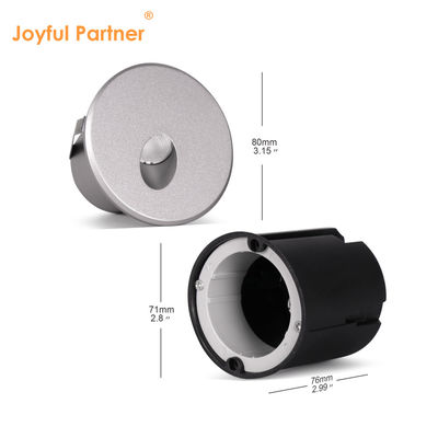 12VDC / 24VDC luz de la pared LED encasillada Mini IP65 iluminación de la escalera encasillada