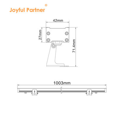 Luz de lavadora de pared LED lineal 9W IP65 LED RGB luces de punto para la decoración de edificios