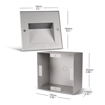 6W COB Iluminación de pared de escalera IP65 para pasillo Iluminación de esquina de pared LED
