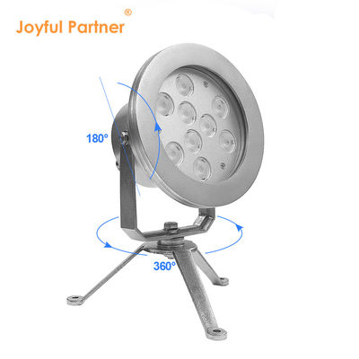 Lámparas LED de agua RGBW DMX Control de acero inoxidable 304 para piscinas costeras europeas