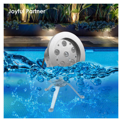 Lámpara de fuente LED 6*2W RGB DMX Acero inoxidable316 Cuerpo DC12V/24V IP68 Para piscinas