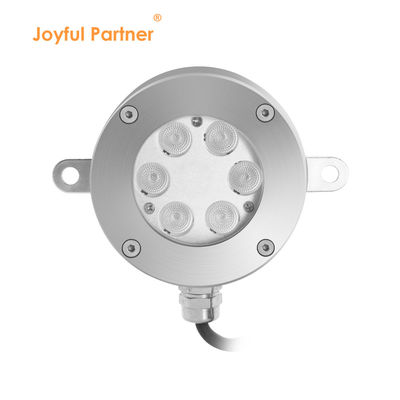 OEM ODM DMX Control RGB LED fuente de luz IP68 a prueba de agua 6 * 2W 6 * 3W RGB LED Color con soporte tipo U