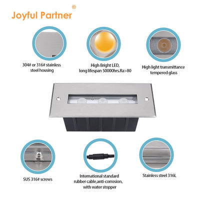 Luz lineal submarina de acero inoxidable 316L LED Luz de piscina