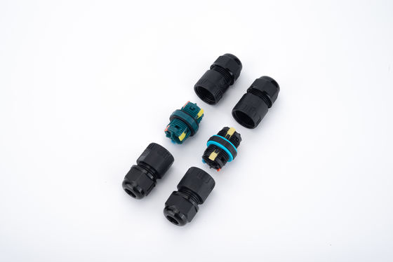 Conector rápido IP68 a prueba de agua para instalación de cableado de iluminación de paisajes