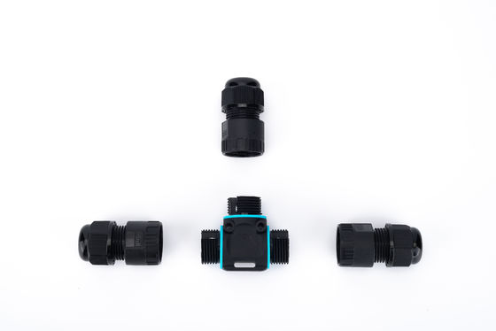 Conector circular hembra de plástico IP68 a prueba de agua de instalación rápida de 2/3 pines, convertidor eléctrico