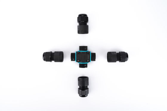 Conector rápido IP68 para exteriores a prueba de agua, 4 vías, conector de cable eléctrico, fácil de instalar