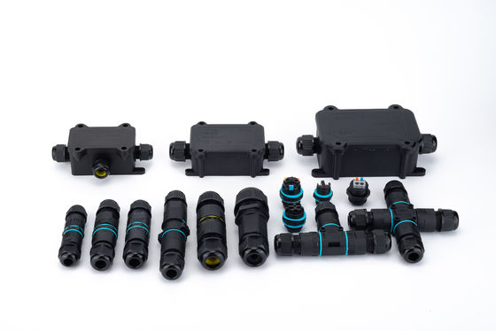 Conector rápido IP68 para exteriores a prueba de agua, 4 vías, conector de cable eléctrico, fácil de instalar