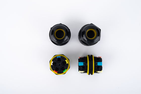 Conector de cable de alambre 32A 250VAC IP68 Impermeable Conector de 2 vías 6-12mm DIA