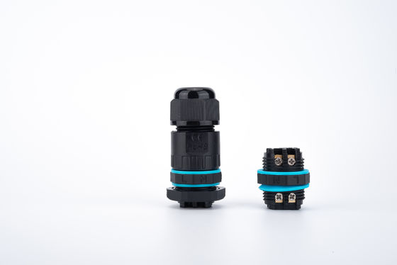 M19 Conector eléctrico de 3 pines IP68 de conexión rápida de 2 vías Conector de cable de extensión exterior