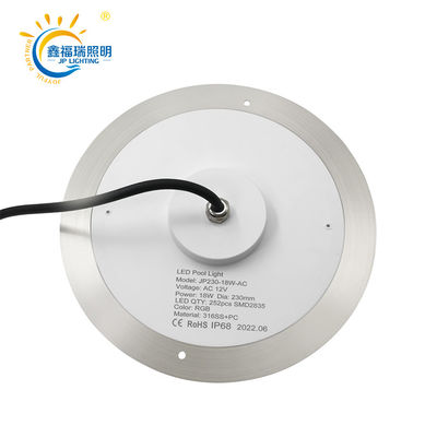 6w 10w 18w 25w Luz lineal submarina de acero inoxidable Luz de piscina impermeable