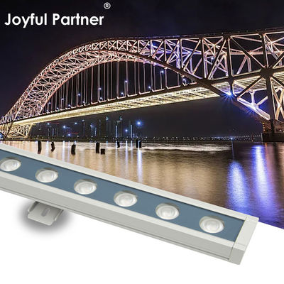 Luz de lavadora de pared IP65 Concha de aluminio Luz lineal impermeable de cambio dmx 512