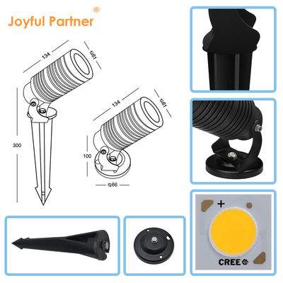14W LED IP65 Lámpara de césped para paisajes Lámpara ajustable de jardín