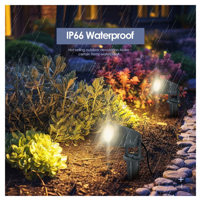 IP65 Iluminación de suelo exterior 6W COB Ángulo ajustable hacia arriba y hacia abajo Luz de punto de jardín Luz de pico LED