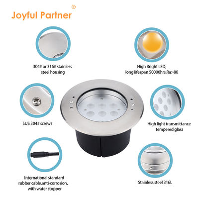 Nueva llegada IP68 impermeable de acero inoxidable 316L luces de piscina sumergibles recortadas 6W Blanco LED lámpara submarina
