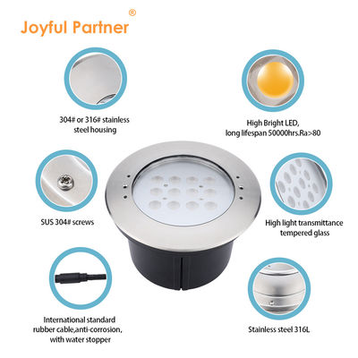 Lámparas de piscina sumergibles de fábrica Directo IP68 316 de acero inoxidable encasillado 20W/40W
