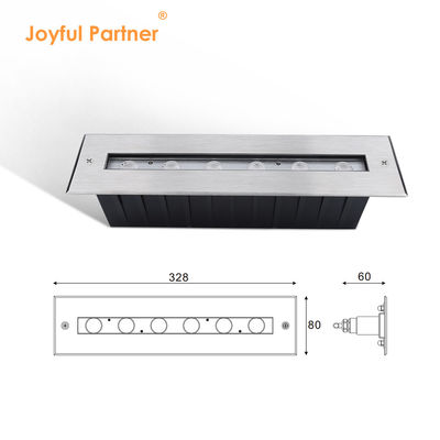 Nuevo rectángulo luz asímetrica brillante IP68 SS316L luz submarina LED luz sumergible pared de luz interior lineal