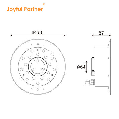 Luz de fuente submarina IP68