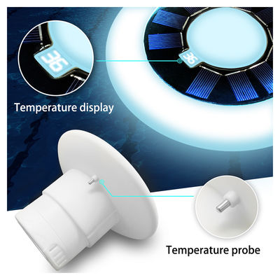 IP68 Jardín exterior impermeable RGB multicolor piscina flotante lámpara solar LED para piscina de patio