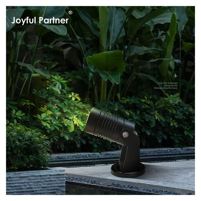 Iluminación al aire libre pequeño foco de jardín LED con base de montaje de pico o aluminio