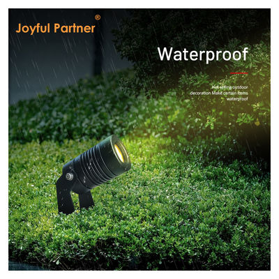 Iluminación al aire libre pequeño foco de jardín LED con base de montaje de pico o aluminio