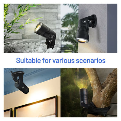 12V 24V IP65 Aluminio 6W 3000k Led Spike Garden Light Luces de jardín de jardín de jardín