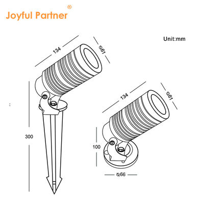 Luz de jardín moderno Spotlight LED Spot Spike Luz de árbol exterior Luz de paisaje LED a prueba de agua Spotlights LED Spot