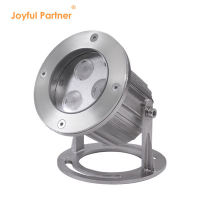 IP68 Acero inoxidable impermeable 316 3x2W Luzes LED bajo el agua para estanques con base de montaje
