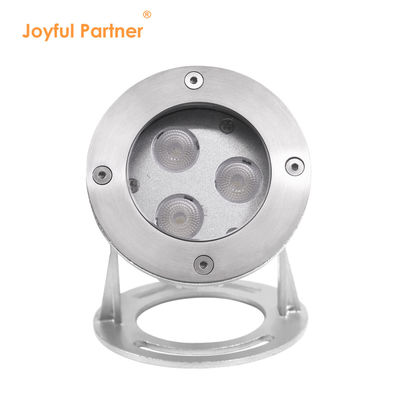 3W DC12V 24V RGB de acero inoxidable 316SS IP68 resistente al agua LED luces submarinas para estanques
