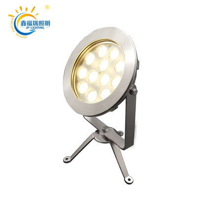 CE ROHS Certificación DC 24V IP68 Suministro de fábrica 12X1W LED de un solo color sumergible Bajo voltaje de las luces del estanque