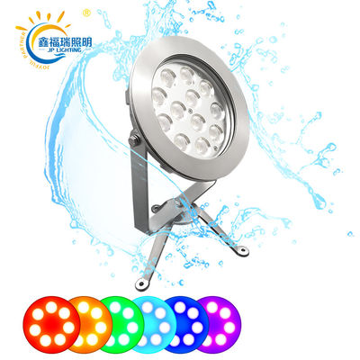 CE ROHS Certificación DC 24V IP68 Suministro de fábrica 12X1W LED de un solo color sumergible Bajo voltaje de las luces del estanque