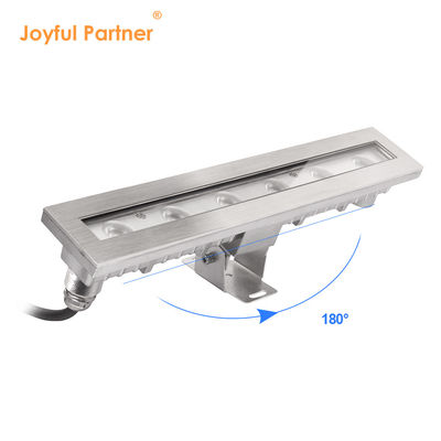 Fábrica de suministro directo IP 68 Voltado de entrada 24VDC 6X1W LED Ángulo de haz de un solo color 8 grados Luces LED de estanque