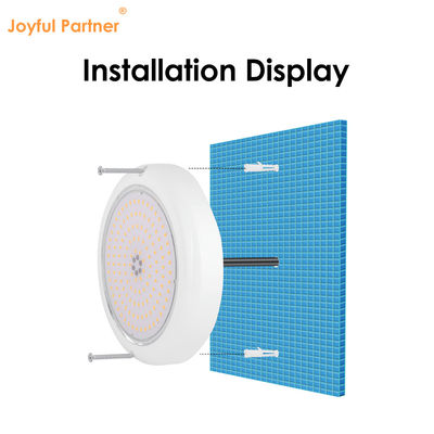Iluminación de piscinas submarinas Superficie montada en resina llena IP68 AC12V ABS+PC RGBW SMD2835