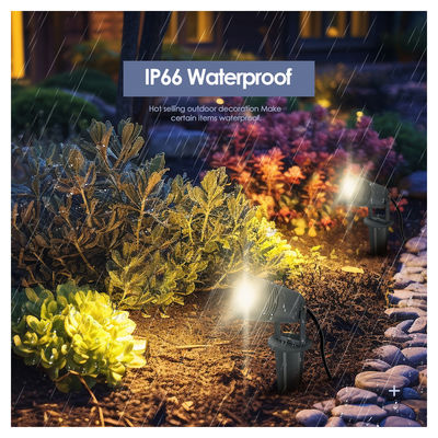 2024 Nuevo cuerpo de aluminio IP66 resistente al agua Baja tensión 6W CREE COB 12V LED Spike Lights For Walkway