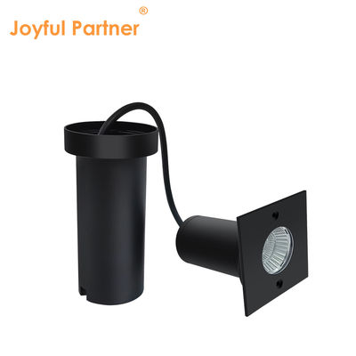 DC AC COB Led Aluminio de forma cuadrada 304ss tapa delantera LED luz de tierra para el jardín