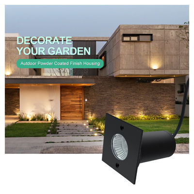 Compañero alegre Bajo voltaje 12-24V 6W Caliente Blanco Deck Paso Iluminación de jardín para la decoración del paisaje
