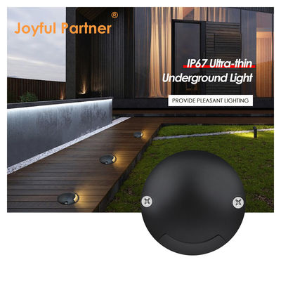 Vista de un lado Mini LED enterrada Ultra delgada luz subterránea IP67 impermeable para el camino
