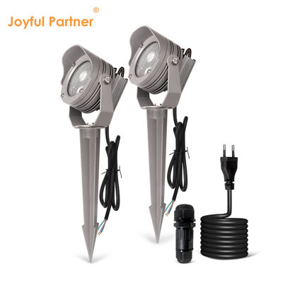 3W 6W RGB IP67 impermeable DC12V 24V reflector óptico LED plástico luz de punto de pico para árboles de jardín