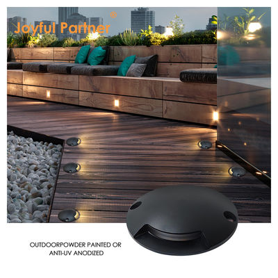 Mini exterior de pequeño tamaño1w Aluminio IP67 Luz de cubierta interior para jardín de parque temático
