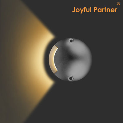 Emisor lateral de luz interna en recubrimiento redondo de bajo voltaje DC 24V 3000K IP67 Casilla de aluminio blanco frío