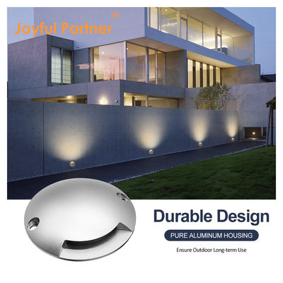 Emisor lateral de luz interna en recubrimiento redondo de bajo voltaje DC 24V 3000K IP67 Casilla de aluminio blanco frío