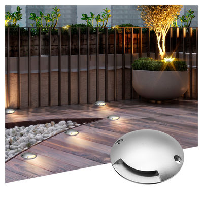 1W Corredor de escalones en recubrimiento luz ultra delgada DIA70mm DC 24V 3000k Blanco cálido para iluminación exterior