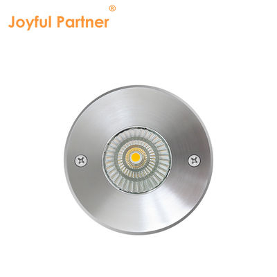 Luz enterrada de led recubierta Cuadrada Forma redonda Sliver Casas de aluminio al aire libre IP67 Estilo moderno