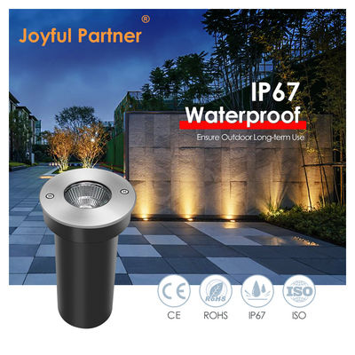 Iluminación subterránea de jardín IP65 Aluminio resistente al agua AC100-240V COB LED 6W Con caja de montaje