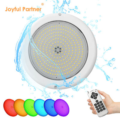 Luz de la piscina LED Cambio de color del control remoto 18W PAR56 IP68 impermeable montado en la pared