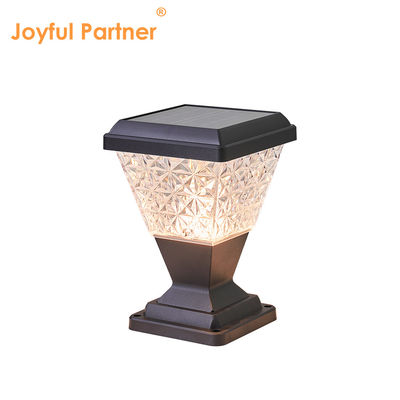 LED luz solar de patio IP65 exterior impermeable 3.5W 2200mAh material anti-UV de plástico con lentes de PC para el camino del porche