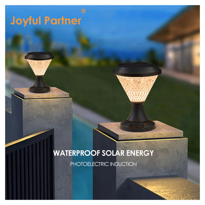 Luz de energía solar Cuadrada Forma redonda DIA 200mm*260mm RGB Control remoto para patio